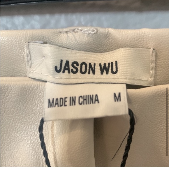 New Jason Wu Organic Leather Pants - Picture 5 of 6